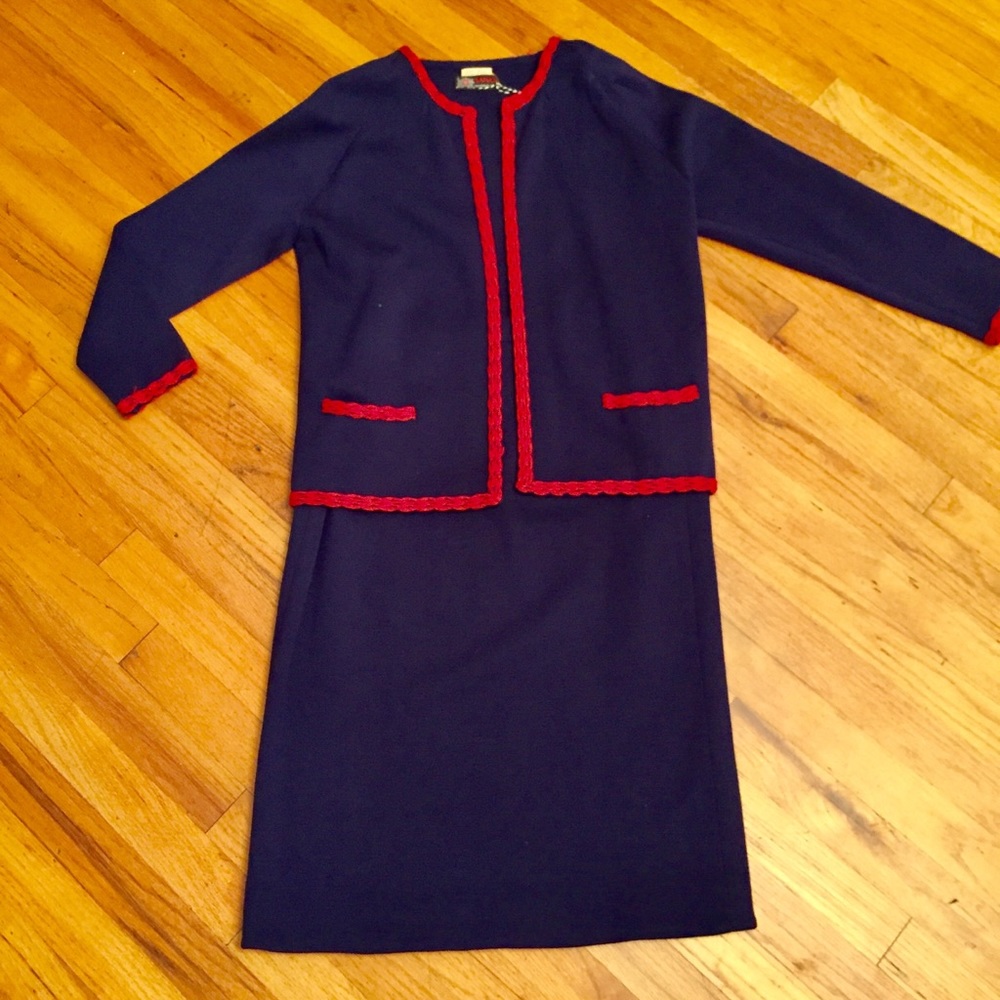Vintage Italian Wool Suit Set